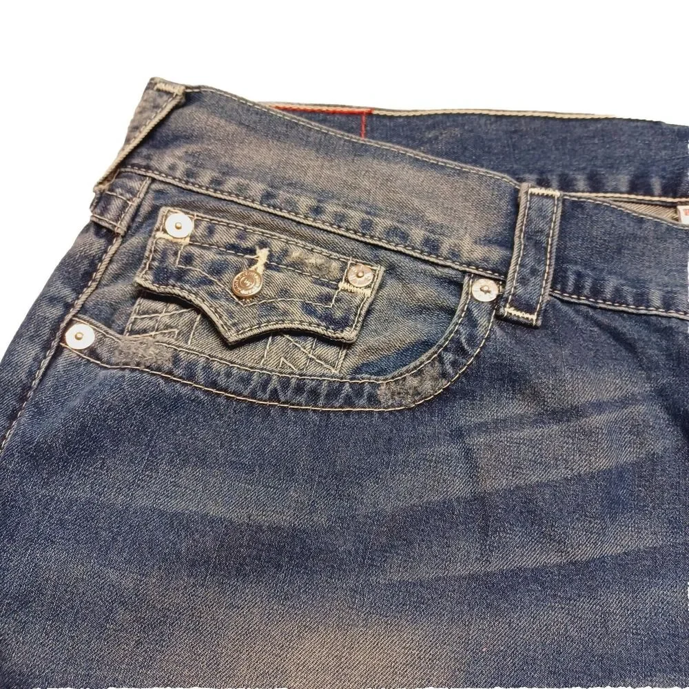 True Religion Basic Straight With Flap Pockets Natural Men's Size 42x34